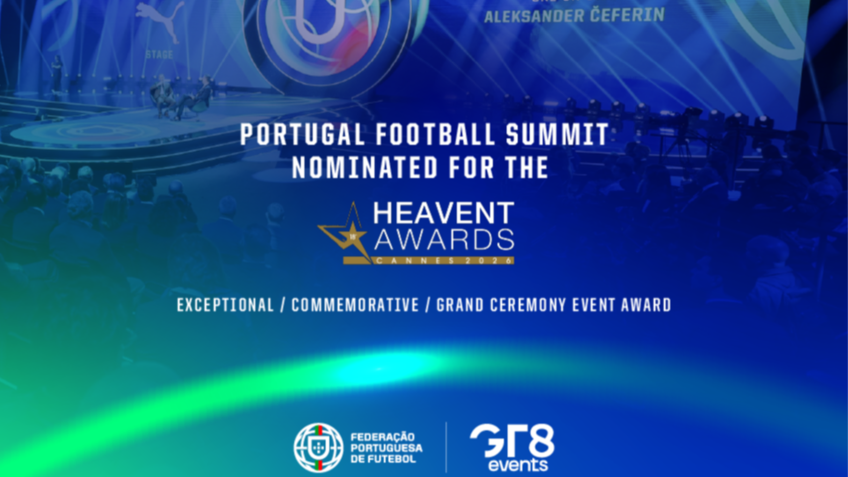 Portugal Football Summit nomeado para os Heavent Awards 2026